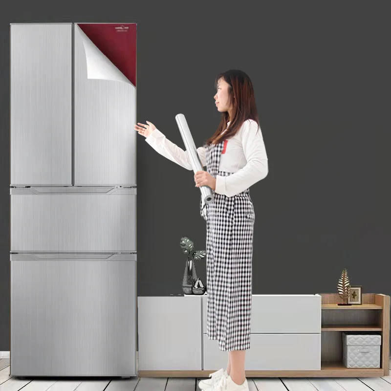 Stainless Steel Wall Paper Rolls Decoration Self Adhesive Film Decoration Gold Wallpaper Metallic