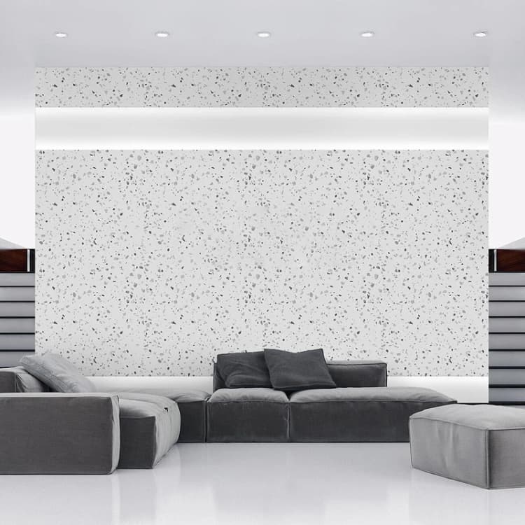 Glossy Terrazzo Granite Marble Wall Paper Roll Self Adhesive Wallpaper for Kitchen Countertop Cabinet Furniture Renovation detail 3