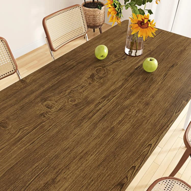 COWINLIFE DECO PVC Wood Grain Textured Pattern Peel and Stick Wall Paper 3d Home Luxury Self Adhesive Wallpaper Bedroom Decoration detail 2