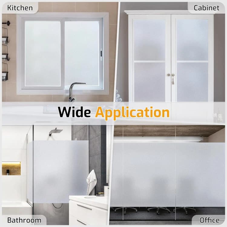 Window Privacy Film Glass Door Privacy Film 3D Decorative Wall Paper Window Sticker Self-Adhesive Vinyl Film Wallpaper Rolls detail 5