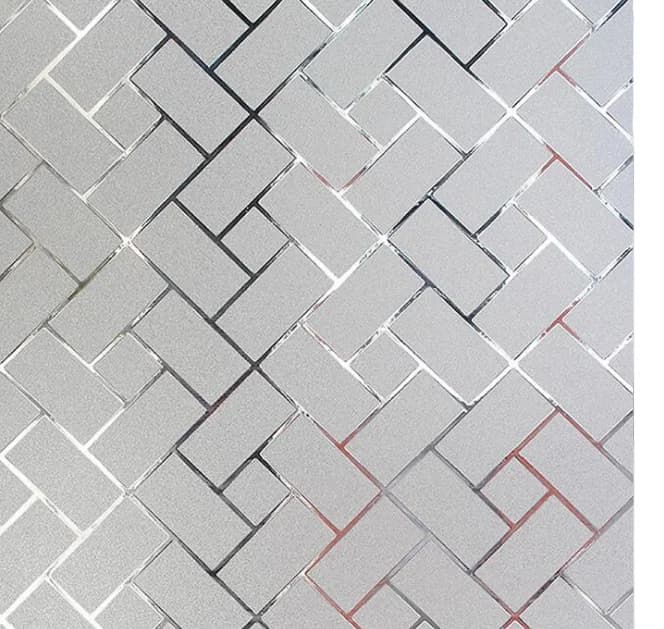 Privacy Window Films Decorative Adhesive Paper Format Large Vinyl Roll Pvc Glossy Self-adhesive Wallpaper Rolls 24inch X1970inch detail 1