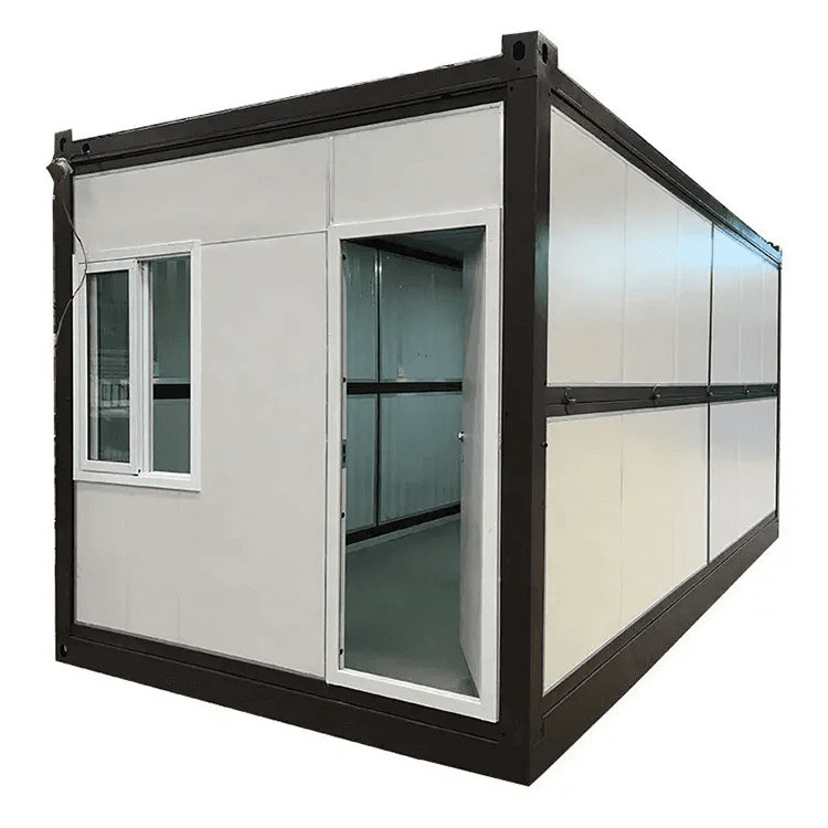 Factory Customized 20ft 40ft Folding Living Prefab Homes Stackable Foldable Prefabricated Container House 2
