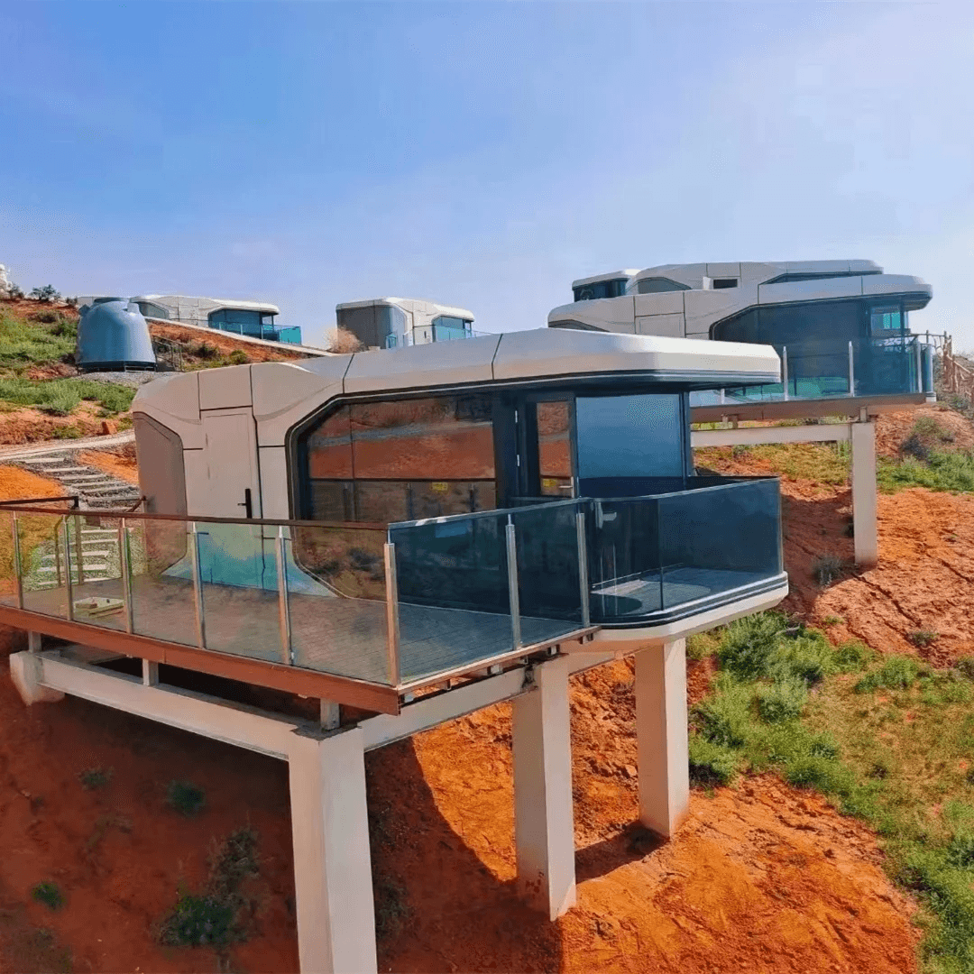 Ultimate Portable Luxury Resort: Ready-to-Ship Mobile Homestay Capsule 4
