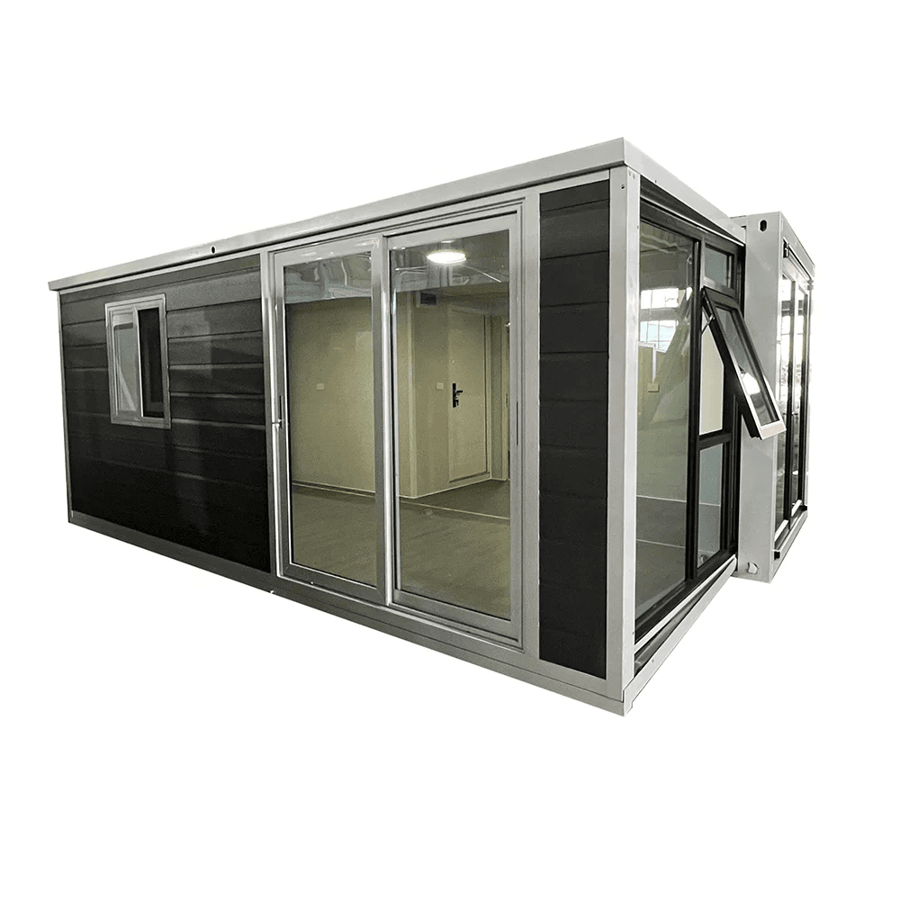 20ft Expandable Container House Custom Glass Wall  Light Luxury 2 Bedroom 1 Bathroom 1 Kitchen Dream Home 4