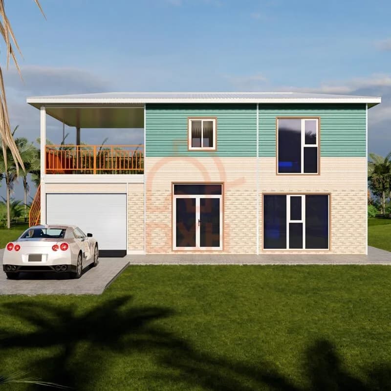 Two-Story-Modular-House-with-Garage