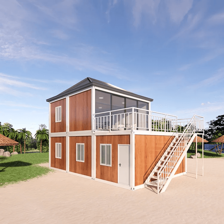 Luxury 2-Storey Container Cottage House - Modern, Mobile, and Prefab