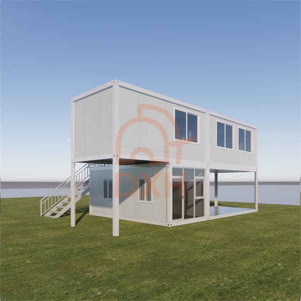 Versatile Two-Storey Container: Ideal Home & Office with Garage 4