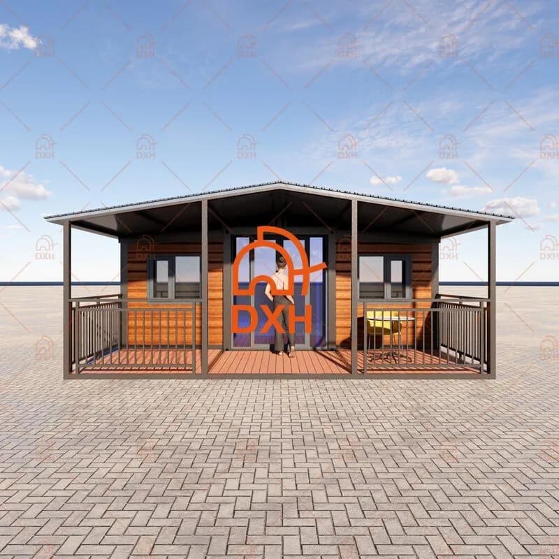 Wenge Wood 20ft Expandable Container House