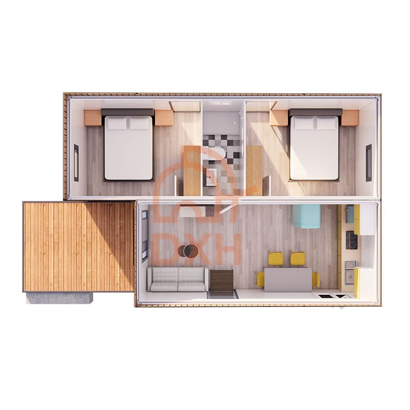 2-Bedroom-Prefab-Cabin-for-Sale