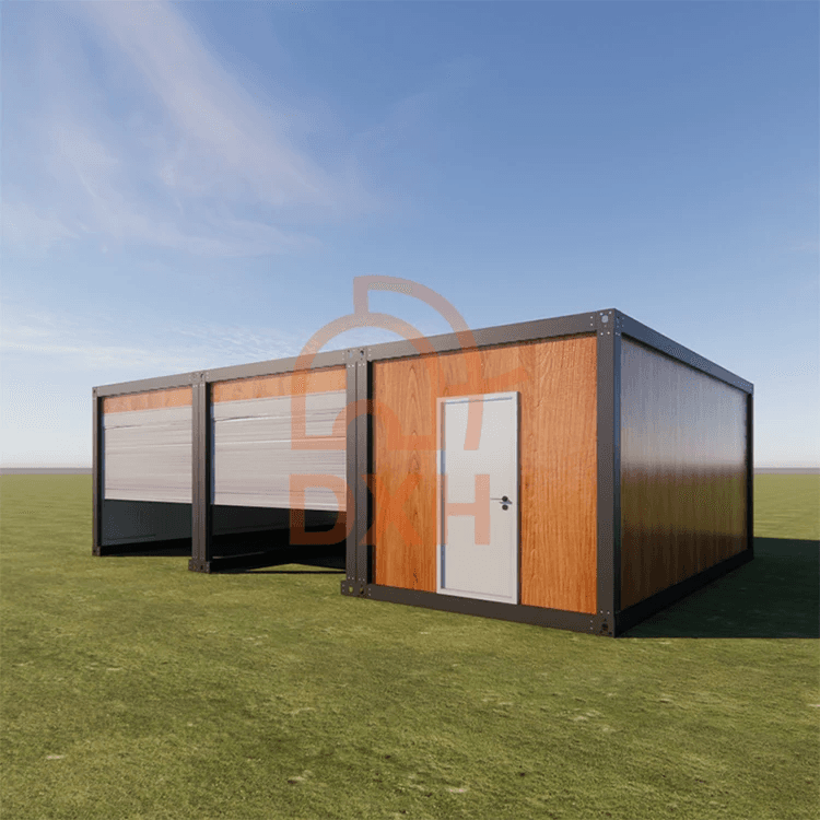 Easy Mobile Temporary Site Construction House Flat Pack Container Home Used for garage or warehouse storage