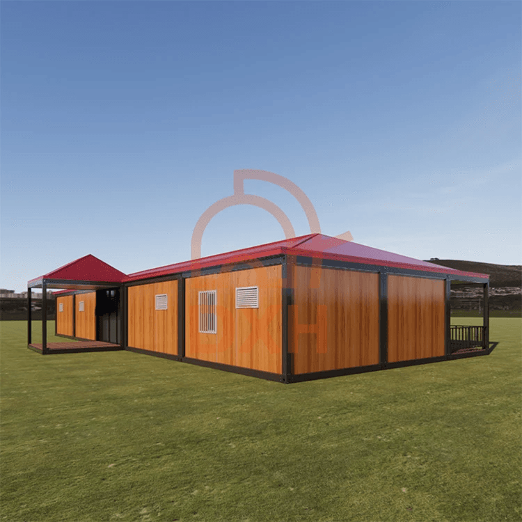Manufacture European Steel Frame Structure Luxury Flat Pack Container House Cheap Easy Assemble Prefab Homes5 3