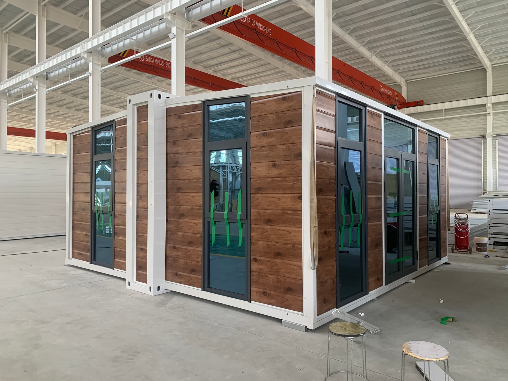 40ft Expandable Tiny Prefabricated Villa House  for Apartment Office 4