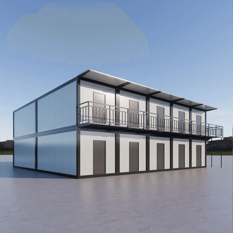 Affordable 2-Story Portable Container House - Easy-to-Assemble Prefab Homes (20/40 ft)