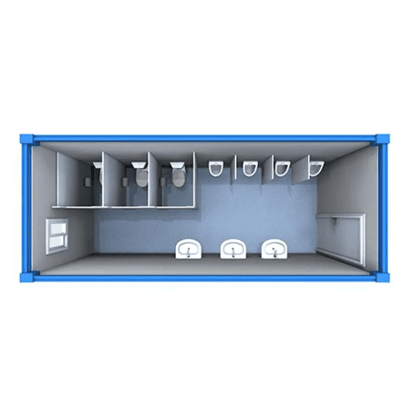 Ultimate Portable Camping Toilet & Shower Combo - Steel Cabin Mobile Bathroom Unit