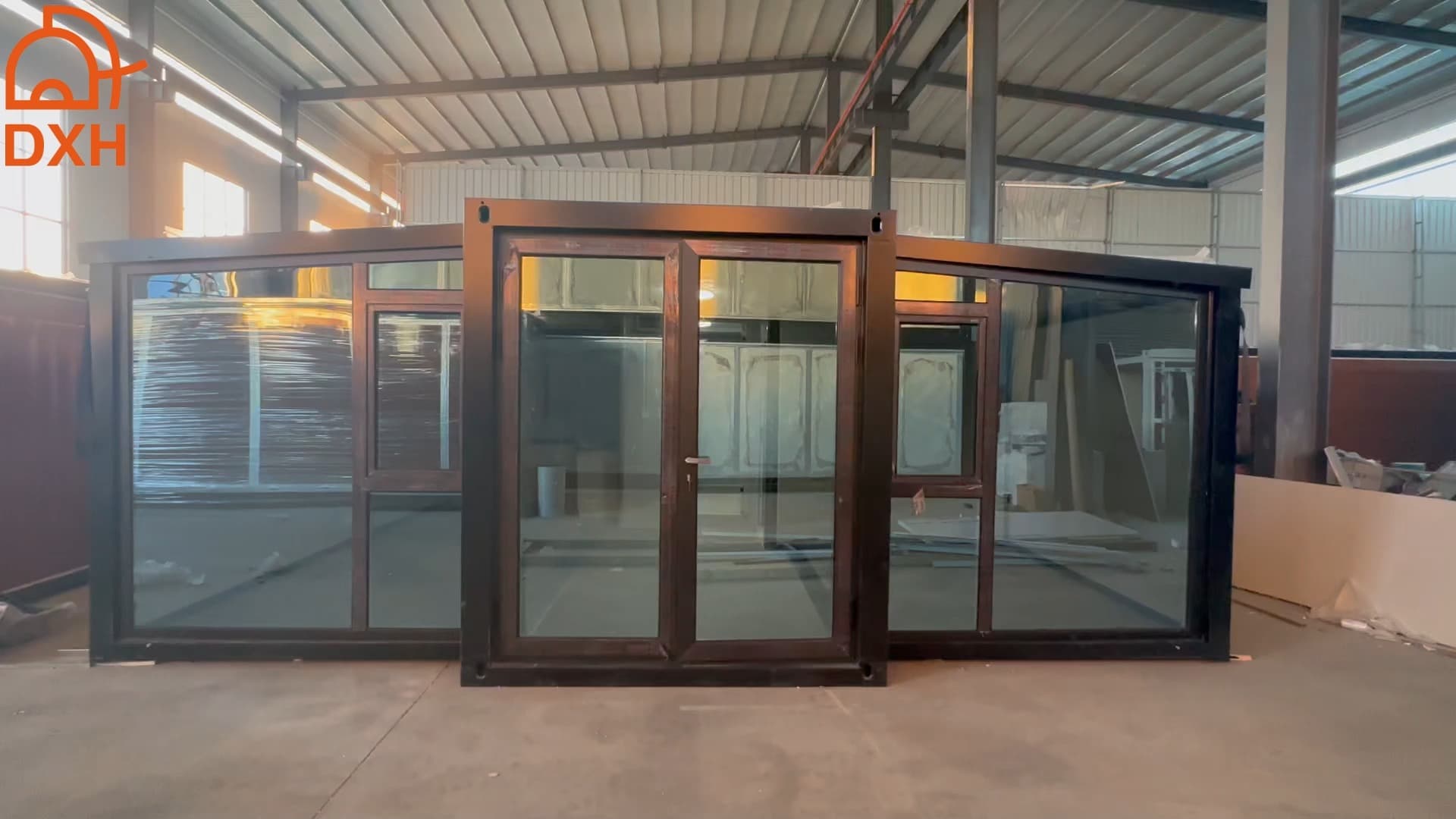Cowinlife 20ft glass wall expandable container house light luxury modern design prefab home