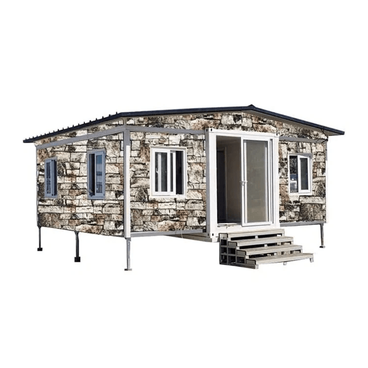 Ultimate Customizable Expandable Prefab Home: 3-in-1 Double-Wing Foldable Container with Bathroom & Kitchen 3