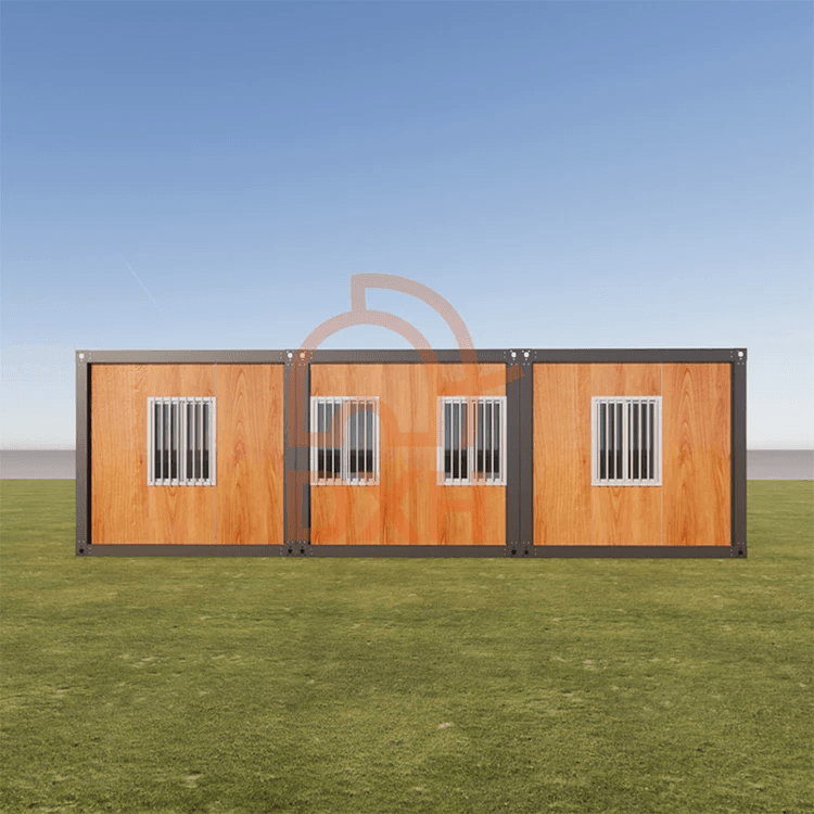 Easy Mobile Temporary Site Construction House Flat Pack Container Home Used for garage or warehouse storage 3