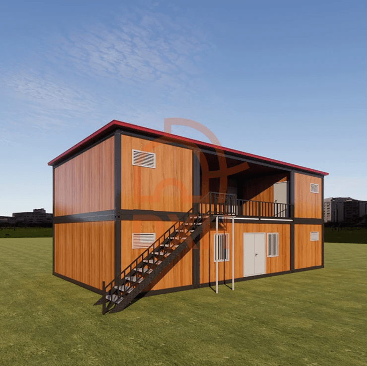 Prefab Container Homes Warehouse with EPS Sandwich Panel Earthquake Proof