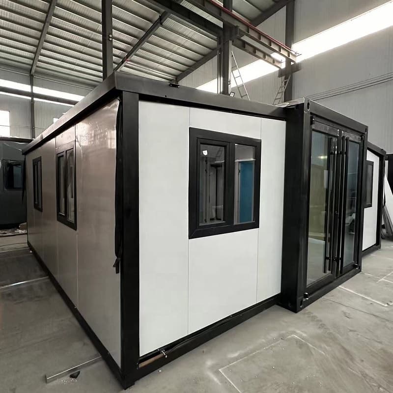 20ft Expandable Container House China Factory Luxury Villa Prefabricated Home Modern Living Design Customized Build 4