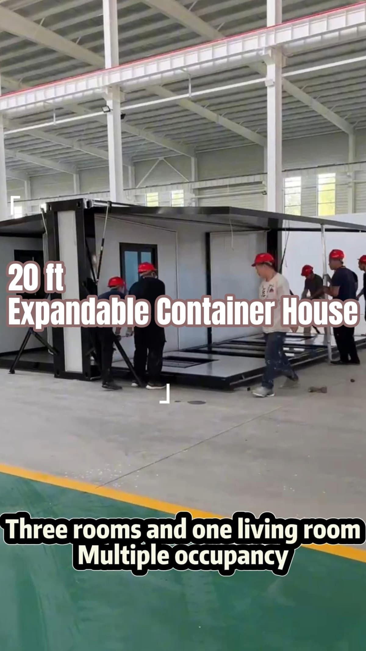 Portable Living Space: 20ft Expandable Container House
