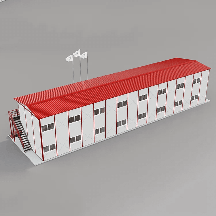 Suppliers 20 40 Feet Luxury Prefab Container Houses Flat Pack Used in school dormitory, hospital dormitory, office dormitory 3
