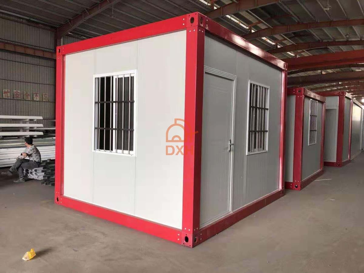 Detachable container house with EPS or rock wool wall panel 4