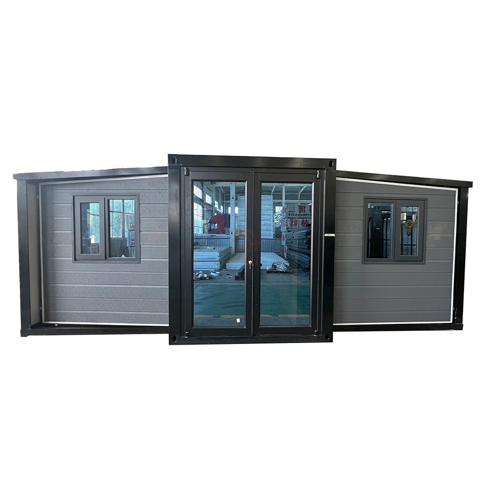20ft Expandable Container House For Sale  Good Waterproof And Windproof Customizable with 2 Bedroom 1 Bathroom 1 Kitchen 1