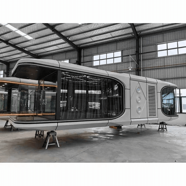 Beach Hotel Homestay Prefabricated Container House,Space Module,Apple Cabin For Living And Working