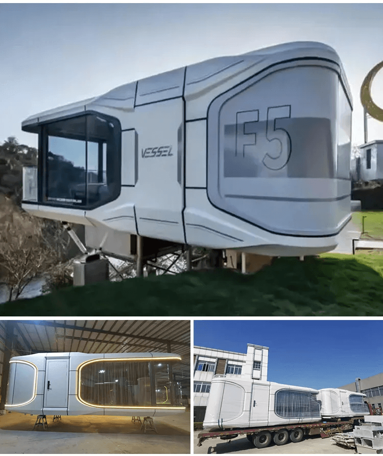 Smart Home Capsule: AI Voice-Enabled Prefab Container House 7
