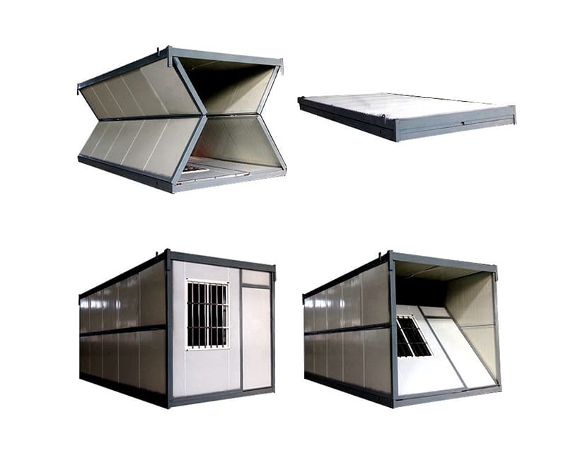 Hot Selling prefab house 20ft Folding Container House 7