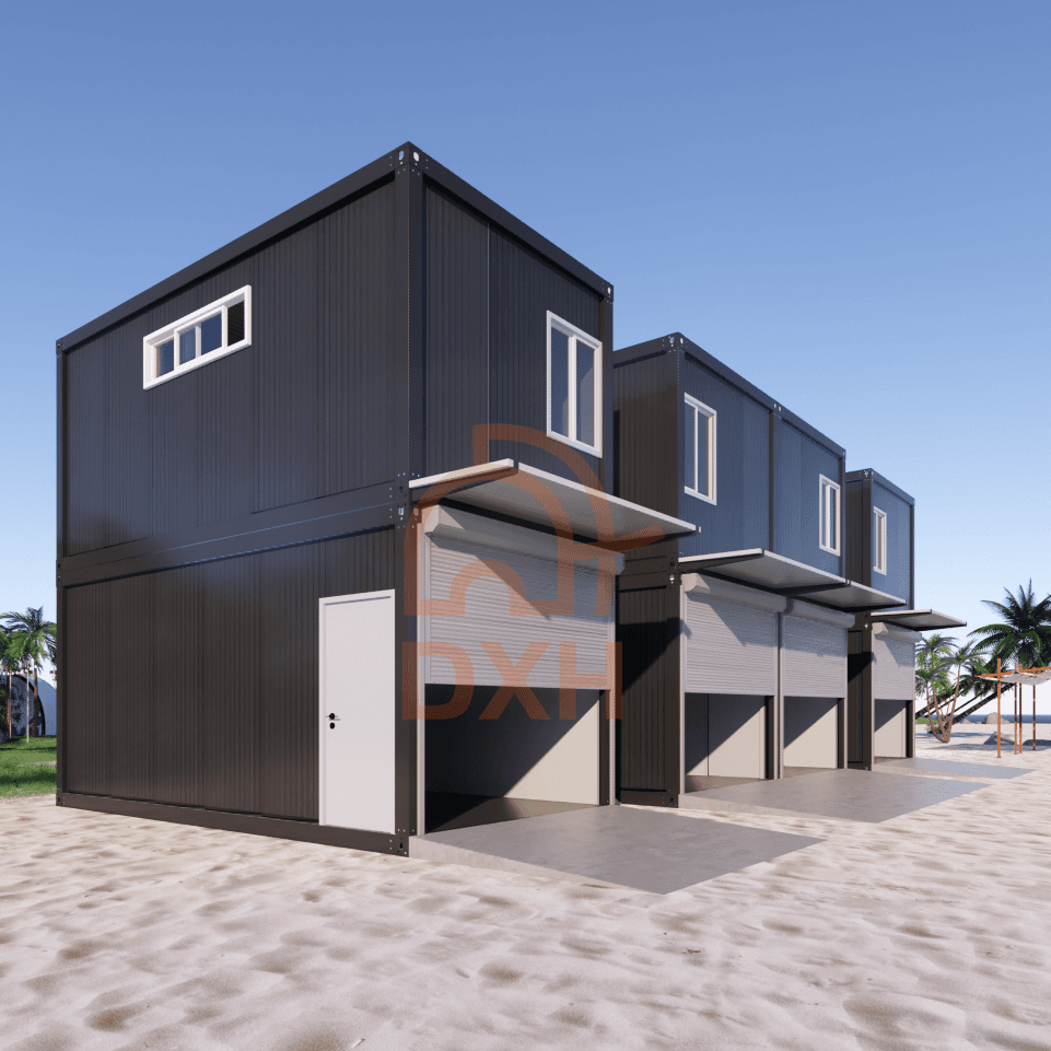 Instantly Build Your Outdoor Garage with a Container House 5