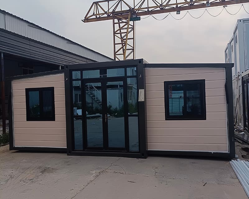 20ft expandable house with decoration cladding 4