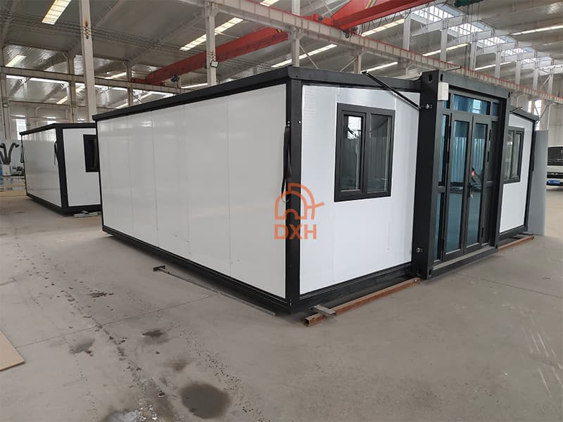 Cowinlife white minimalist style Expandable Container House with 2 bedrooms, 1 kitchen and 1  bathroom 2