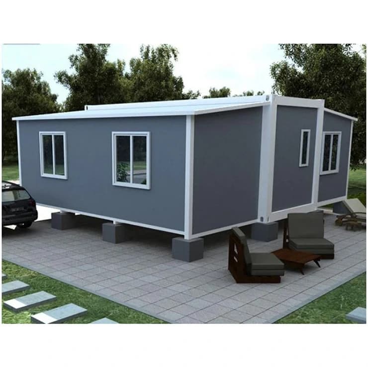 Ultimate Freedom: Portable Prefab Container Home with Expandable Design & Trailer 1