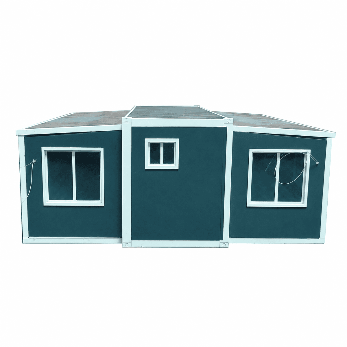 20ft Expandable Container House Customized Grey Light Luxury  1 Bedroom 1 Bathroom Prefab Home 6