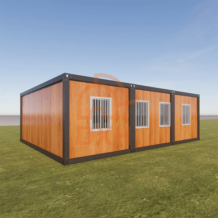 Easy Mobile Temporary Site Construction House Flat Pack Container Home Used for garage or warehouse storage 7