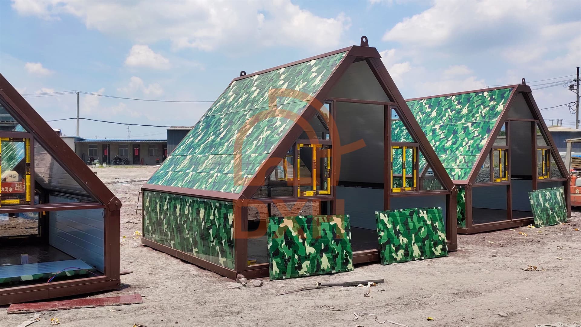Expand and Enhance Your Container Home with Custom Triangle Folding Container 4