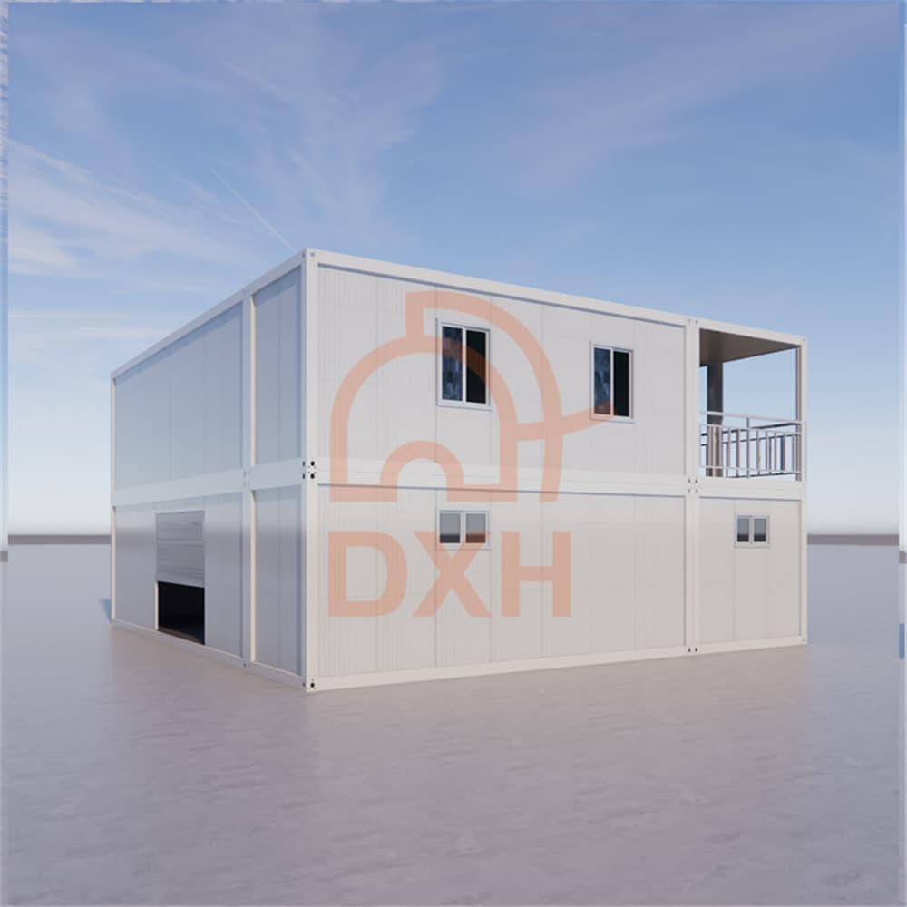 Introducing the Garage Included Container House: Innovative Design, All-in-One Solution 5