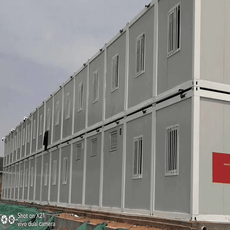Efficient and Spacious: Two-Storey Steel Frame Prefab House for Labour Camps and Dormitories 3