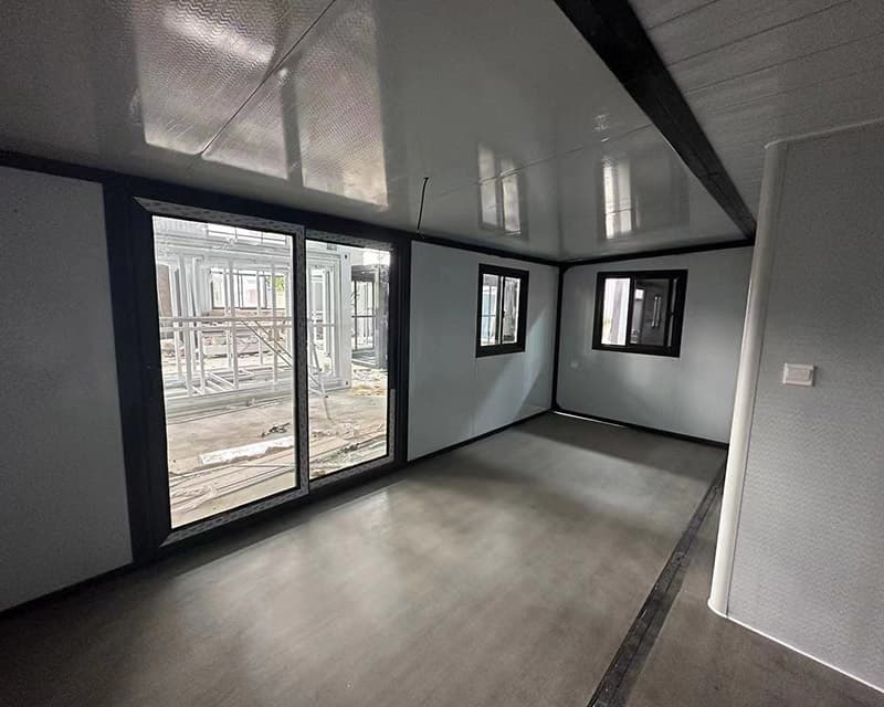 Beautiful exterior cladding 40ft expandable house affordable prefab house 5