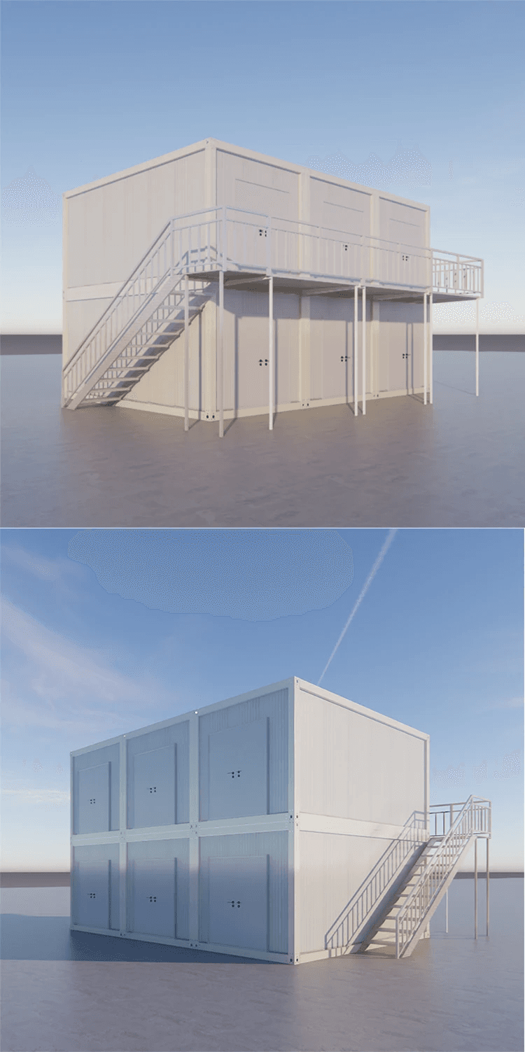 Modern 3-Bedroom Prefab Mansion - Luxurious Double Storey Container Home 6