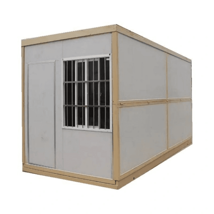 Factory Fold Out Prefab Container House China Folding Home Mobile Foldable Prefabricated House Two Rooms One Hall