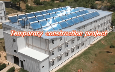 Solar-powered Temporary Container Camps ☀️🔋🌿