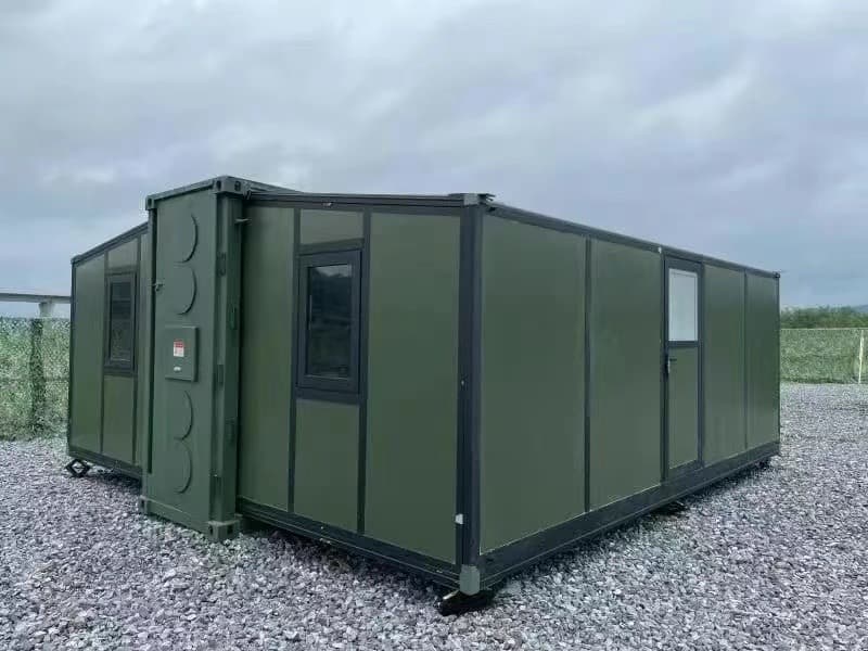 Special custom camouflage/Army green container houses for outdoor, military use 5