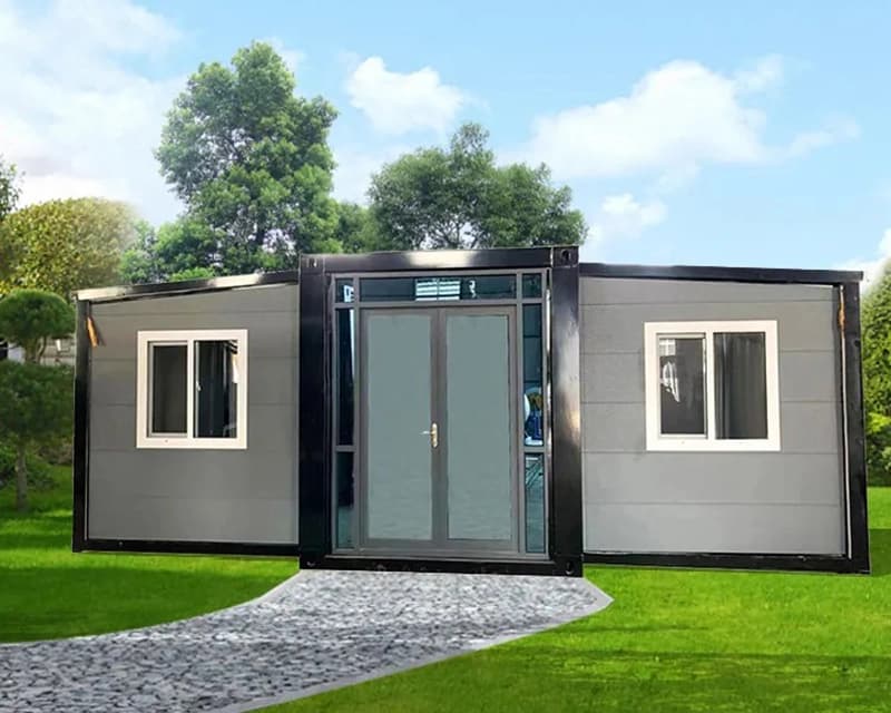 20ft granny flat with decoration cladding 1