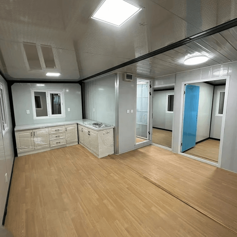 20ft Expandable Container House China Factory Luxury Villa Prefabricated Home Modern Living Design Customized Build 6