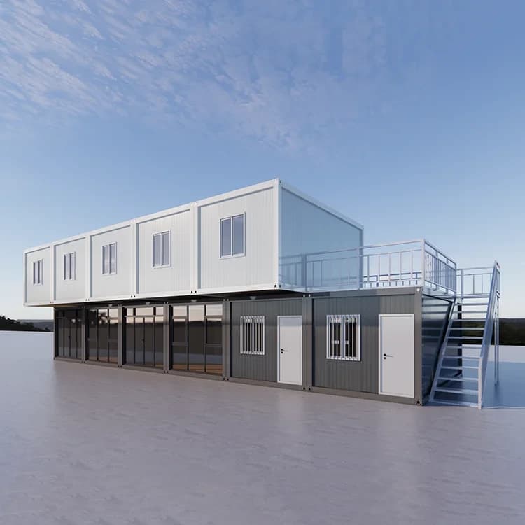 Compact & Mobile 2-Storey Prefab Apartment: Your Versatile Portable Living Solution 1