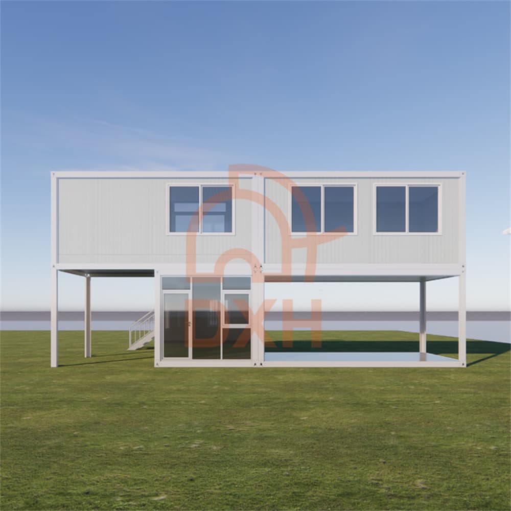 Introducing the Garage Included Container House: Innovative Design, All-in-One Solution 2