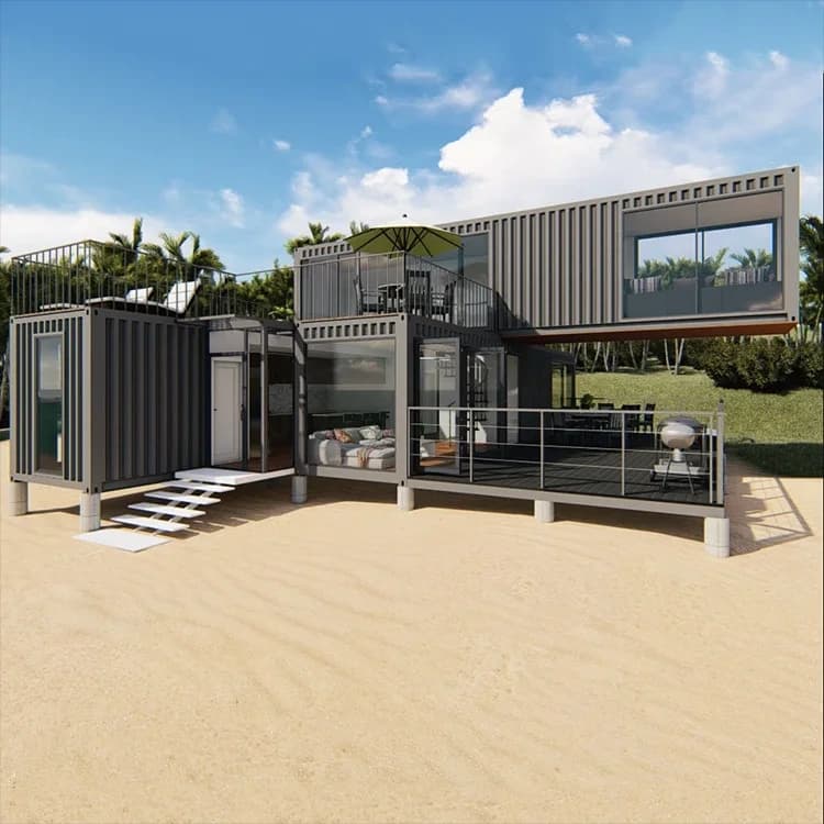 Spacious 4-Bedroom Luxury Prefab Container Home: Custom-made & Shipped Directly! 1