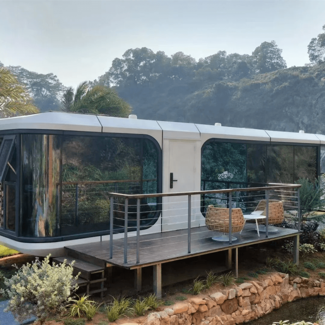 Ultimate Portable Luxury Resort: Ready-to-Ship Mobile Homestay Capsule 5
